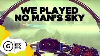 We Played No Mans Sky  E3 2015 [upl. by Ulyram176]