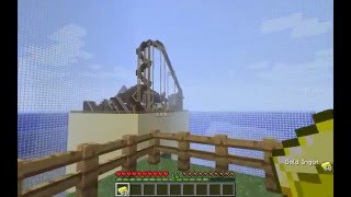 2 Minute Automatic Minecraft Roller Coaster [upl. by Ybreh839]