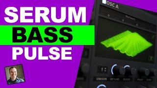 Make a Cinematic Pulsing Synth Bass with Serum [upl. by Blood374]