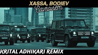 Xassa BODIEV  Самолёт  🔥 Krital Adhikari REMIX  2023  KRIMIX  CAR VIDEO  Mercedes G63 AMG [upl. by Yorgerg]