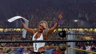 WWE Wrestlemania 2024 Leacy Evans vs The Man Becky Lynch Woman championship match [upl. by Ernaline511]