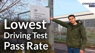 The Place with the Lowest Driving Test Pass Rate in Great Britain  I Drive a Test Route [upl. by Ibor]