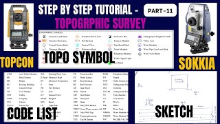 Topographic survey by topcon and sokkia total station [upl. by Avin]