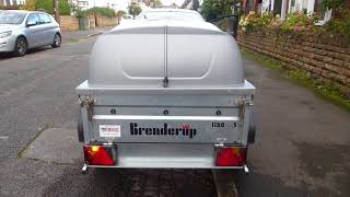 Brenderup 1150S trailer [upl. by Aufa]