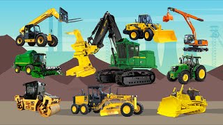 Amazing Type of excavator synthetic automobile heavyequipment excavator jcb truck miningtruck [upl. by Rosaline]