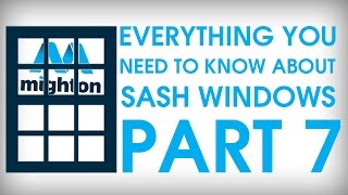 Restoring Sash Windows  Fitting Sash Weights [upl. by Burrton165]