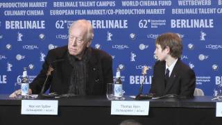 Extremely Loud and Incredibly Close  press conference pt 1 2012 Berlinale 2012 [upl. by Trahern]