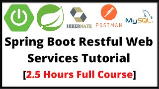 Spring Boot Restful Web Services Tutorial  Full Course ✅  REST API  Spring Boot for Beginners [upl. by Liza]