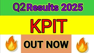 KPIT TECHNOLOGIES Q2 results 2025  KPIT TECHNOLOGIES results today  KPIT TECHNOLOGIES Share News [upl. by Enilesor289]