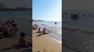 🇹🇷 AVSALLAR BEACH WALK 🌊 Alanya Turkey🔥BEACH VIEW 4k 🌴🔥😍🏖🌞【4K】 🔥😍🌊🏝 [upl. by Fatsug]