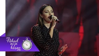 Aleksandra Prijovic  Splet pesama  live  Nikad nije kasno  EM 02  30092018 [upl. by Marga]