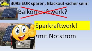 Konstanteinspeisung Balkonkraftwerk mit Pufferbatterie [upl. by Kcinom]