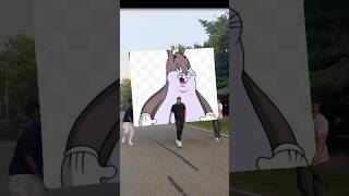 Big Chungus in a Lunchly MrBeast ksi loganpaulvlogs lunchly chungus bugsbunny running [upl. by Peri]