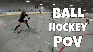 Intense Game  Ball Hockey Highlights  Ball Hockey GoPro First Person POV [upl. by Bevan]