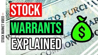 What is a Stock Warrant [upl. by Gnagflow]