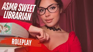 Sweet Librarian Whispers BOOKS For You In ASMR Roleplay [upl. by Mathi915]