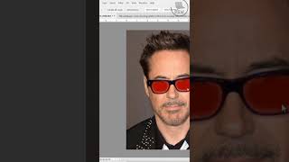 Convert glasses to sunglasses by photoshop toolsyoutubeshorts viral shorts viral photoshop [upl. by Aral]