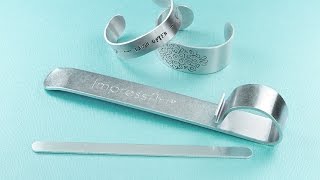 Artbeads Tutorial  ImpressArt Bracelet Bending Bar [upl. by Dexter]