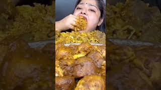 Chicken Biryani asmr food mukbang asmrsounds [upl. by Anitsud]