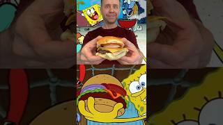 Making Spongebobs Krabby Patty  Will It Work shorts cooking food [upl. by Gottlieb]