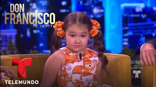 Niña rusa de 5 años habla 8 idiomas  Don Francisco Te Invita  Entretenimiento [upl. by Horner]