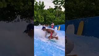 DK Roll en Puerto Rico 🇵🇷 puertorico sangerman flowrider bodyboarding puertorican surfer surf [upl. by Lilli]