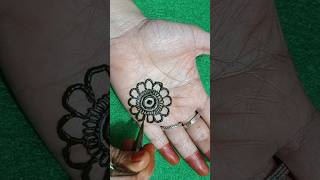 😍How to make basic henna flower mehndidesign mehandi tiktokmehndi shorts [upl. by Anahpos]