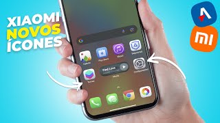 Seu XIAOMI DIFERENCIADO😱 INSTALE o NOVO PACOTE de ÍCONES da MIUI 14  baixe no seu celular [upl. by Hayotal]