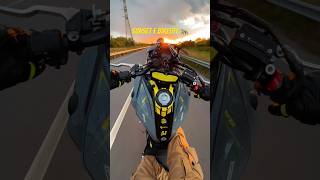 CHILLANDO A 0 kmh 😂😍 wheelie pitbikez bikelife yamaha mt07 sunset pov chillvibes biker [upl. by Marget]