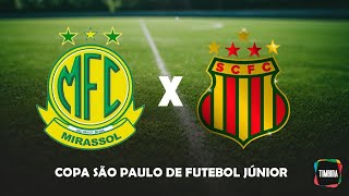 ⚽ MirassolSP X Sampaio CorrêaMA rodada 13 do Grupo 3 da Copinha [upl. by Anwahsat]