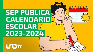 Calendario Escolar 20232024 cuándo serán los puentes y días festivos esto dice SEP [upl. by Ramsey]