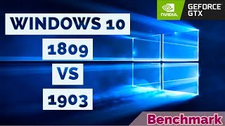 WINDOWS 10  1809 vs 1903  New update GOOD or BAD Tested in 4 Games [upl. by Clerissa108]