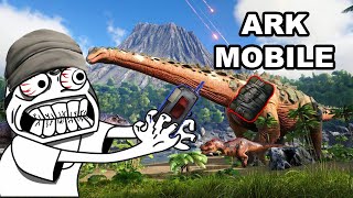 I PLAYED ARK MOBILE AND I REGRET EVERYTHING [upl. by Enileve]