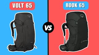 Osprey Rook 65 vs Osprey Volt 65  Which One Is Better [upl. by Airdnala]