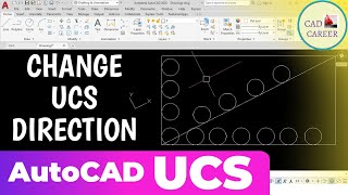 User coordinate System in Autocad  Autocad UCS  change the direction of UCS in AutoCAD [upl. by Aniad]