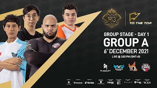 ENGLISH M3 Group Stage Day 1  MLBB World Championship 2021  Singapore [upl. by Lowndes996]