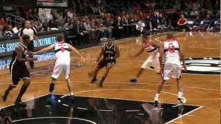 Joe Johnson NoLooks to Andray Blatche [upl. by Prima]