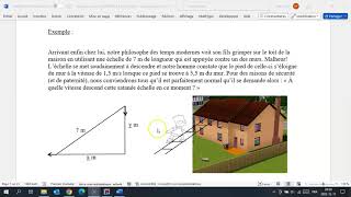 Taux de variation liés  exemple 3 [upl. by Devlen]