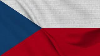 Flag and National Anthem of the Czech Republic [upl. by Aloek]