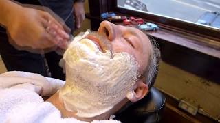 Full Shave Tutorial by Farzad at Farzads Barber Shop [upl. by Imena]