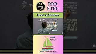 RRB NTPC  Boat amp Stream  Short Trickrrbntpc rrbntpcmaths boatandstream mathtrick ibtgurugram [upl. by Merth]