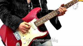 Tipos de guitarra guitarra electrica Fender Stratocaster [upl. by Dorsy]