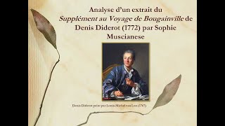 Diderot Supplément au Voyage de Bougainville 1772  Vidéo N°1 [upl. by Fesoj]