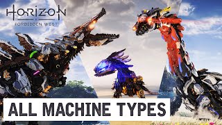 All Machine Types in Horizon Forbidden West Guide [upl. by Madonia]