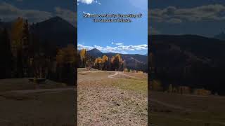 Views from the Telluride Ski Resort during Fall 🍂 colorado adventure mountains fall [upl. by Akienom532]