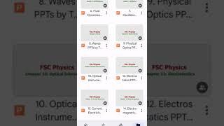 FSc PPTs Physics Part 1 and 2 [upl. by Cheshire]