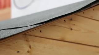 How to fix damaged roofing felt on your garden shed [upl. by Naltiac265]