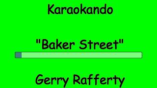 Karaoke Internazionale  Baker Street  Gerry Rafferty  Lyrics [upl. by Najib]