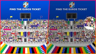 You have perfect vision and a winners brain if you can spot the Euro ticket among the crowd of [upl. by Oek]