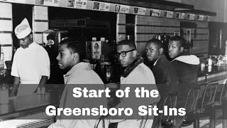 1st February 1960 Start of the Greensboro sitins to protest segregation [upl. by Par]